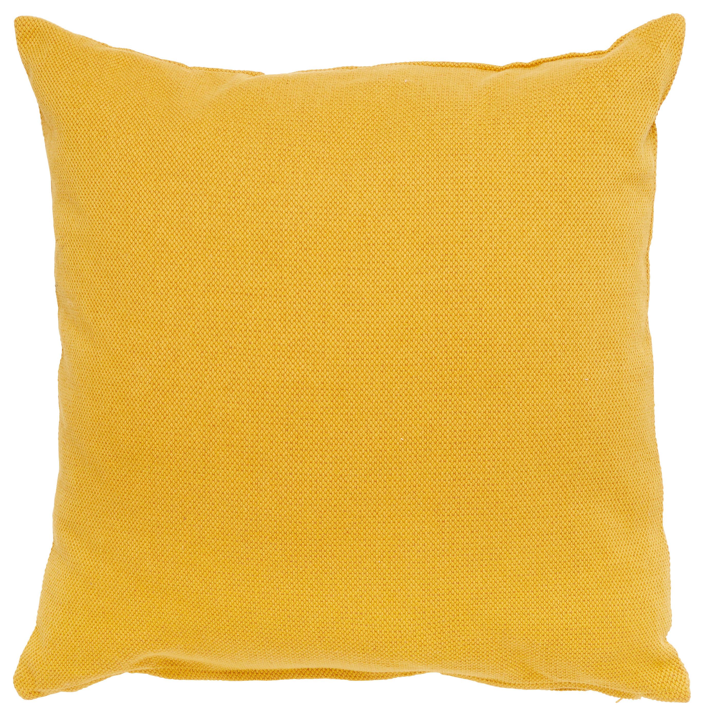 Díszpárna Chris 50/50cm - sárga, Modern, textil (50/50cm) - Premium Living