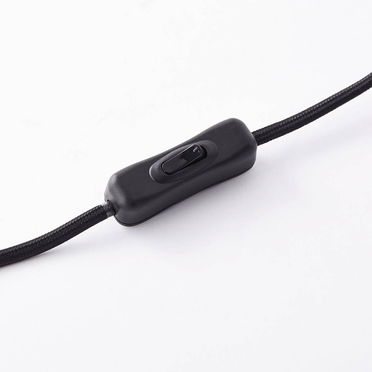 Tischleuchte Matrix Wood in Schwarz max. 40 Watt - Schwarz, Design, Holz/Metall (18/19,5cm) - Brilliant