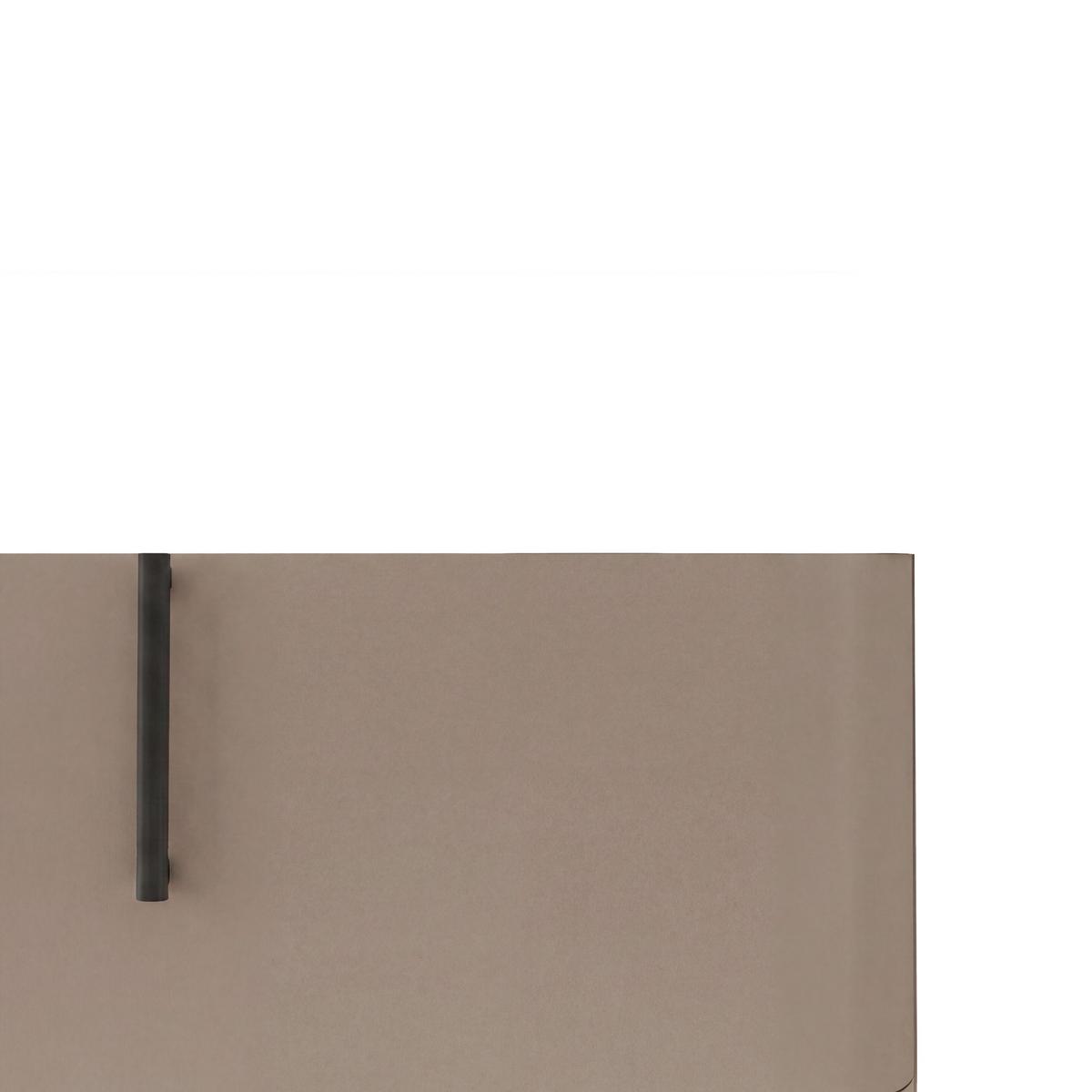 Element Ispod Umivaonika Lyra - crna/taupe, Moderno, drvni materijal/metal (80/51/46cm)