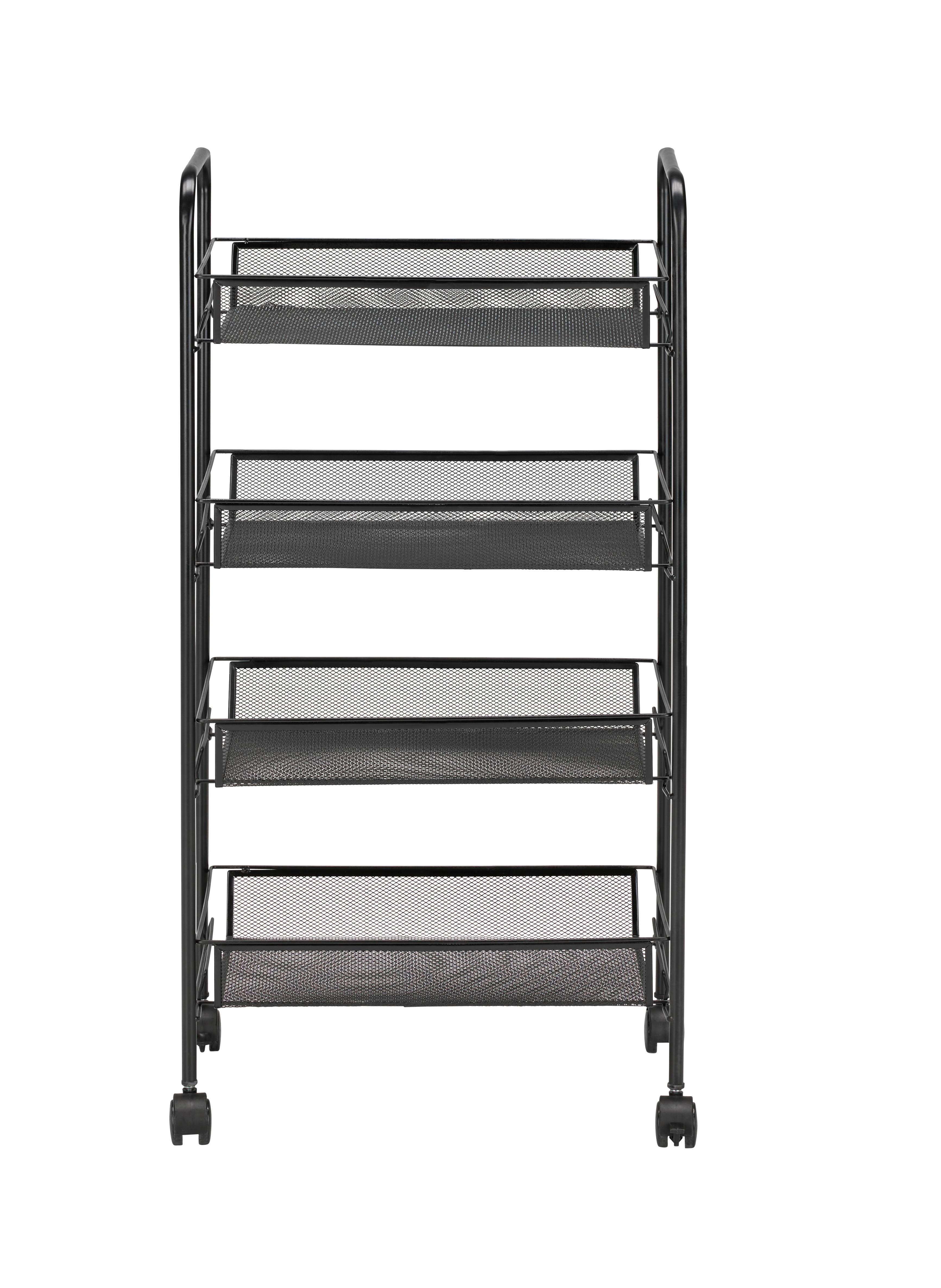 Allzweckwagen in Schwarz - Schwarz, Modern, Kunststoff/Metall (44/85/26cm) - Mömax