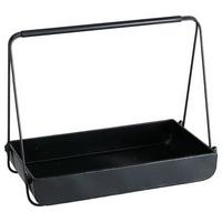 Dekotablett Balgo 1 Paz aus Metall - Schwarz, Design, Metall (52/40/25cm)