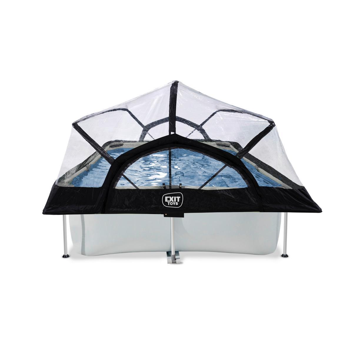 Bazen Exit Soft Grey Pool, 300x200cm - siva, Konvencionalno, umetna masa (300/200/65cm) - EXIT Toys