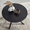 SOFFBORD MARBELLA - svart, Modern, metall/keramik (70/70/44cm) - Mömax