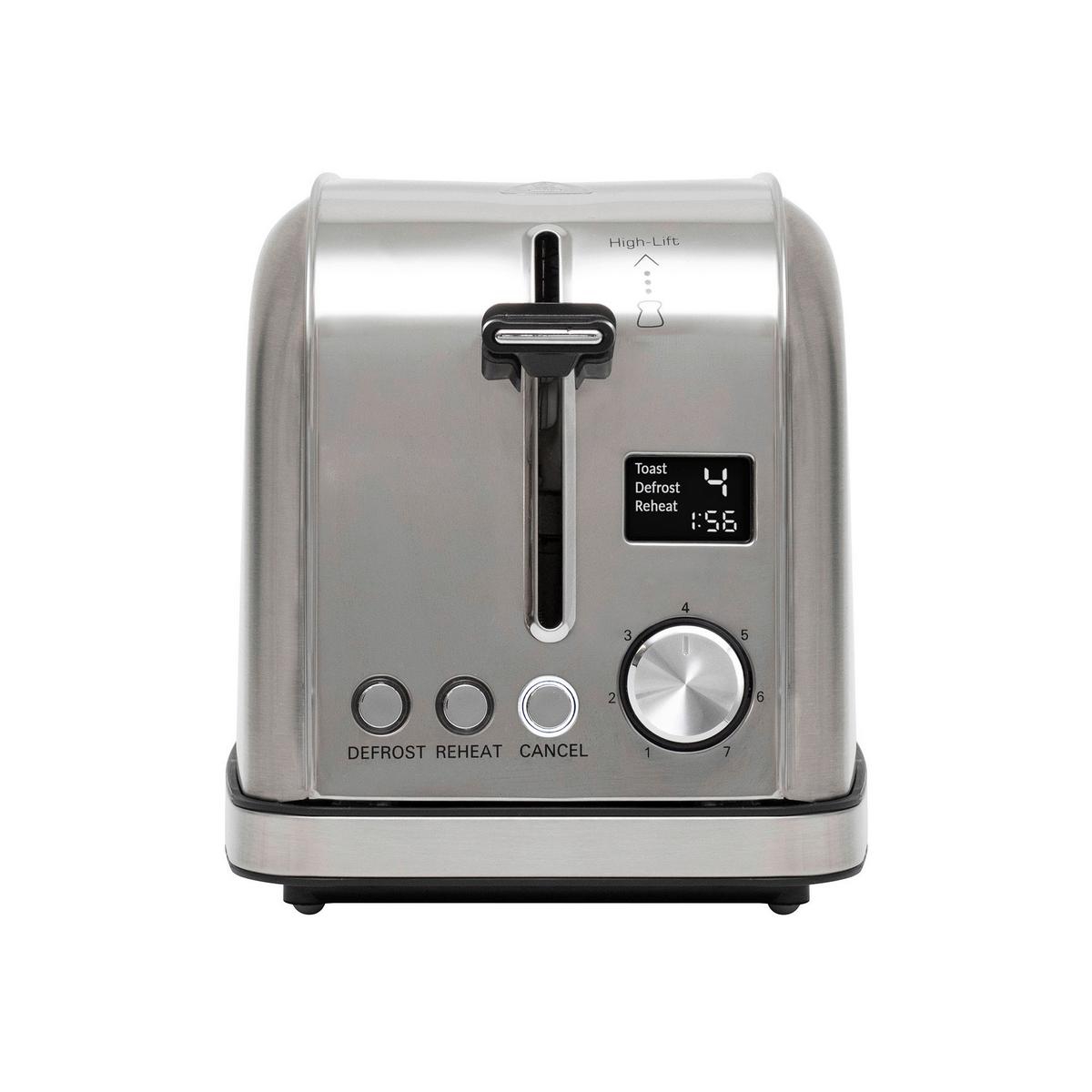Kenyérpirító Gkp22lcd - világosszürke, Basics, fém (28/18/17cm)