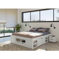 Bettanlage in Weiss - Weiss, Konventionell (180/200cm) - MID.YOU
