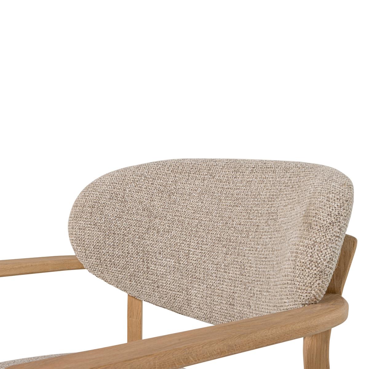 Sessel Udar Naturfarben - Naturfarben, Design, Holz/Textil (68/76/75cm) - Livetastic