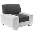Fotelja Miami - bijela/svijetlo siva, Modern, drvo/metal (104/81/90cm) Fotelja Miami - bijela/svijetlo siva, Modern, drvo/metal (104/81/90cm)