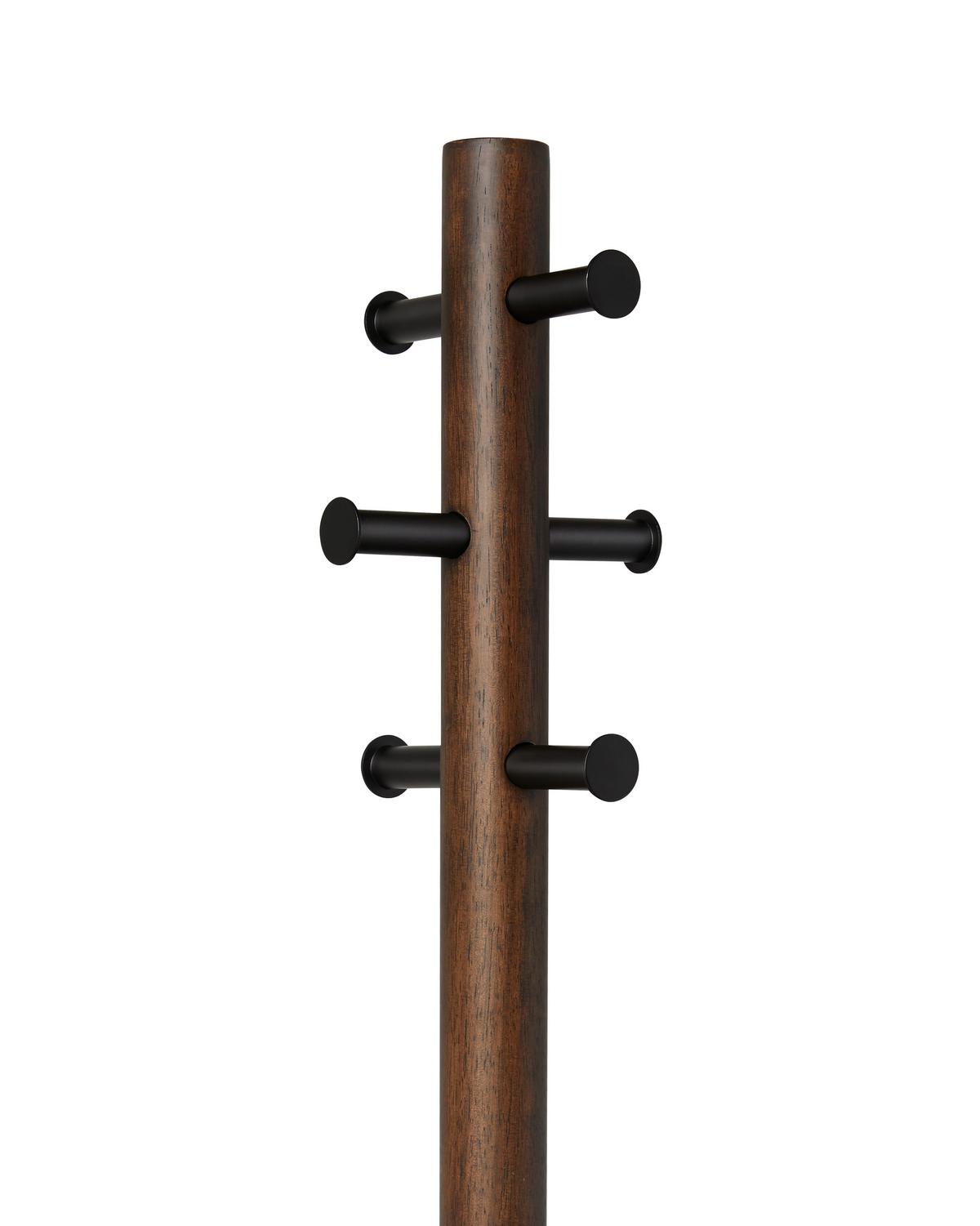 Kleiderständer Dunkelbraun - Dunkelbraun, Basics, Holz (51/165cm) - Umbra