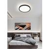 LED-TAKLAMPA TIR - vit/svart, Modern, plast (30/2,5cm) - Mömax
