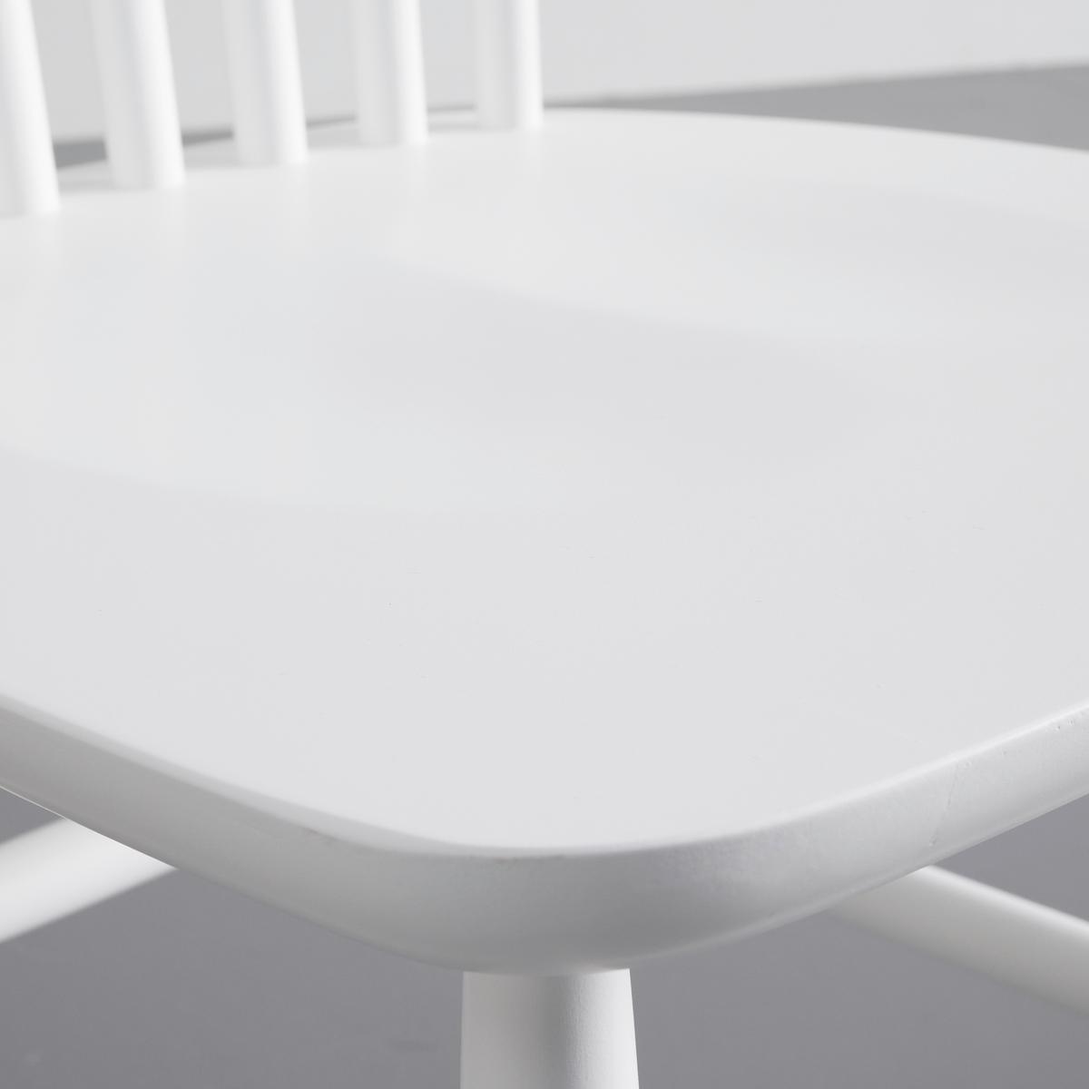 ZESTAW KRZESEŁ PEDRO - biały, Modern, drewno (48/89/52cm) - Bessagi Home