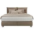 Pat Boxspring Fog - bej, textil (160/200cm) - Premium Living Pat Boxspring Fog - bej, textil (160/200cm) - Premium Living