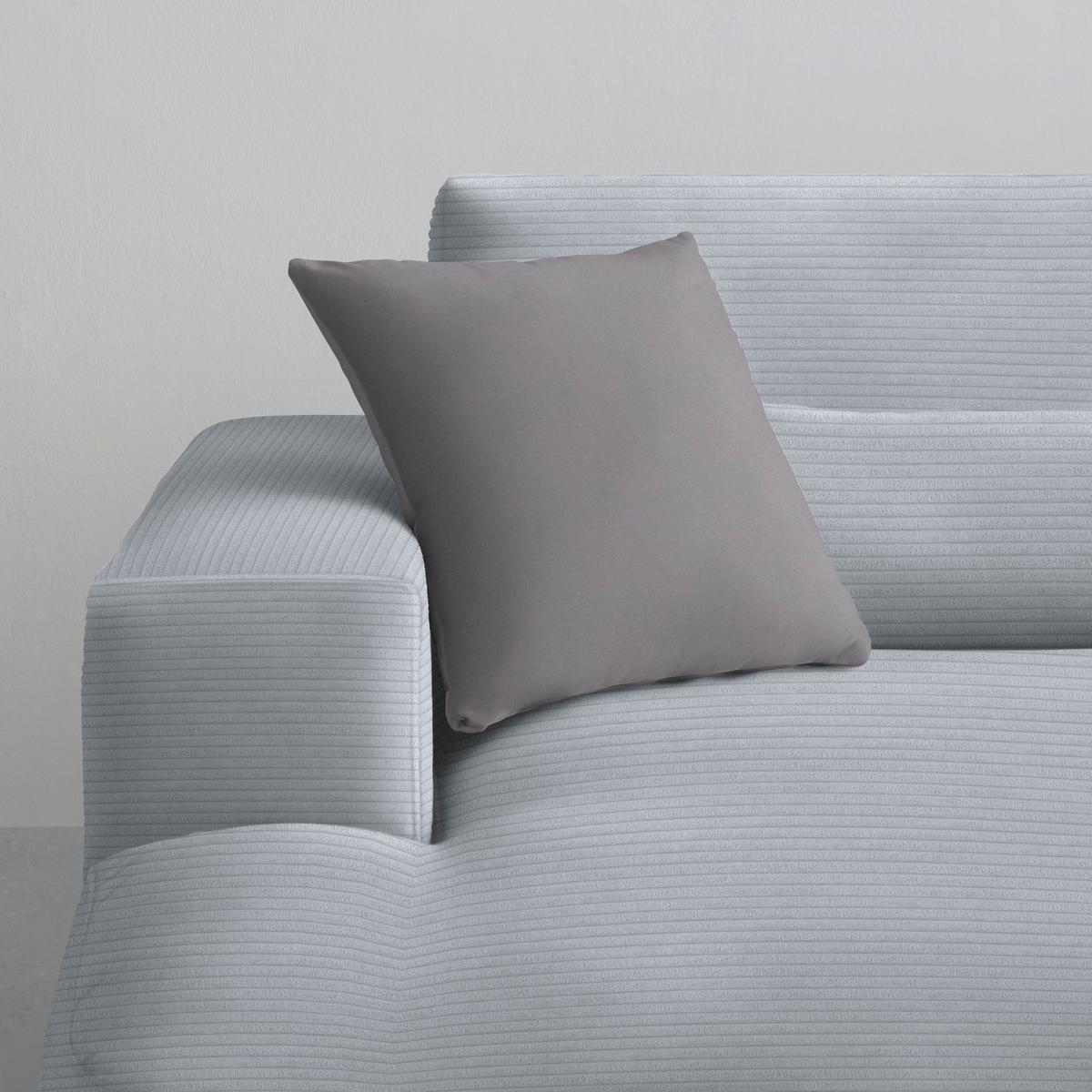 Ecksofa Fabiona rechts Grau - Schwarz/Grau, MODERN, Holz/Kunststoff (268/85/194cm) - Premium Living