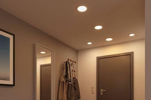 LED-Paneel Areo VariFit in Chromfarben max. 13 Watt - Chromfarben, Design, Kunststoff (17,5cm) - Paulmann