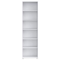 Etajeră TEMPRA 2 - alb, Konventionell, material pe bază de lemn (54/198/35cm) - Based
