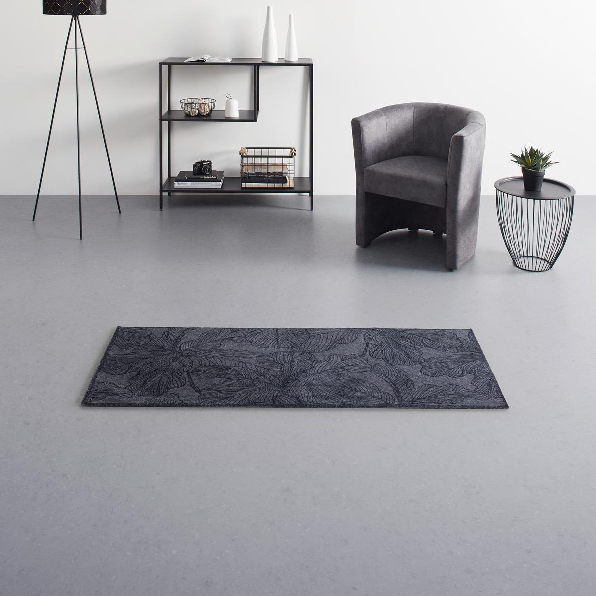 Läufer Betty in Grau ca. 67x150cm - Grau, Modern, Kunststoff (67/150cm) - Modern Living