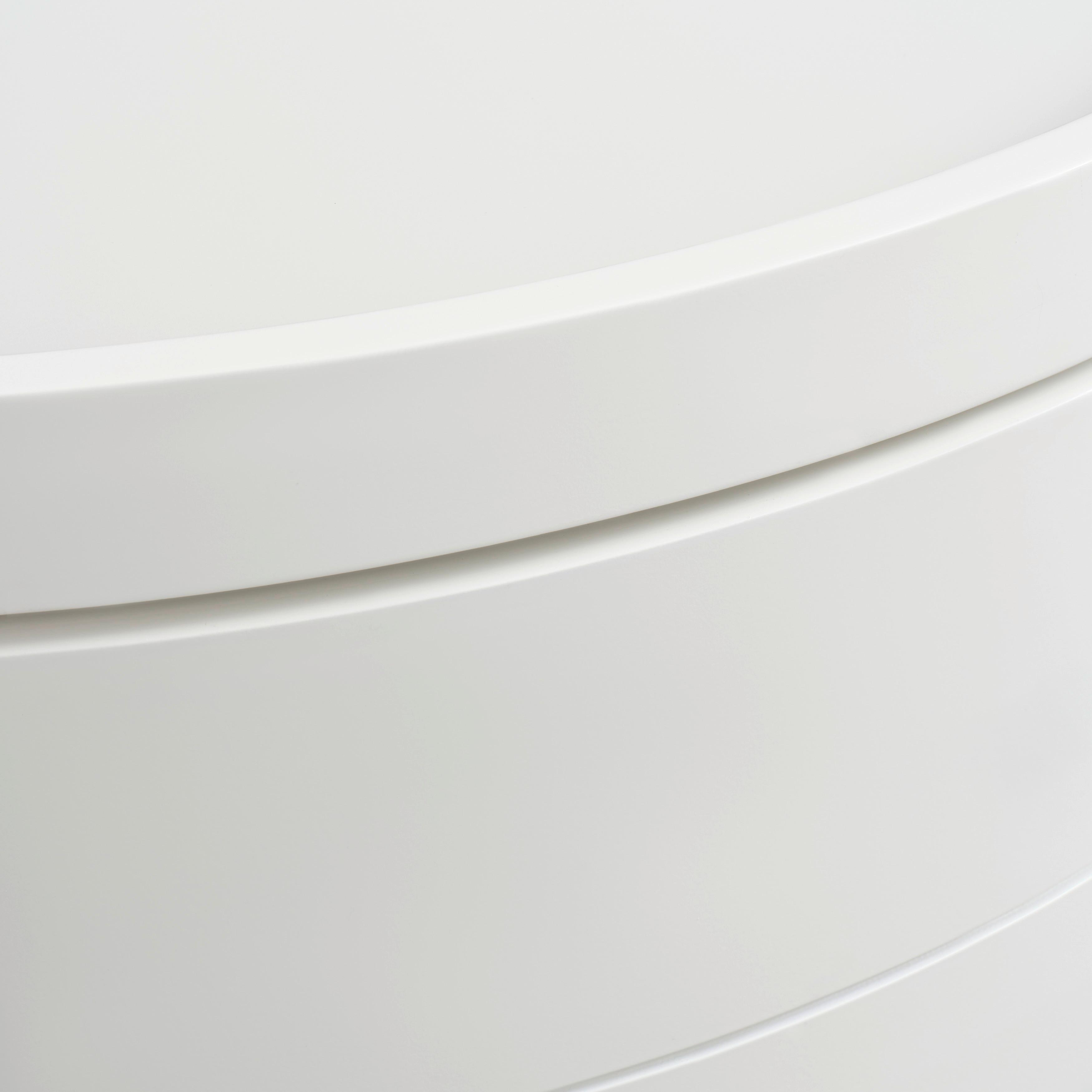 SOFFBORD MALABO - vit/svart, Modern, metall/trämaterial (80/45/80cm) - Premium Living