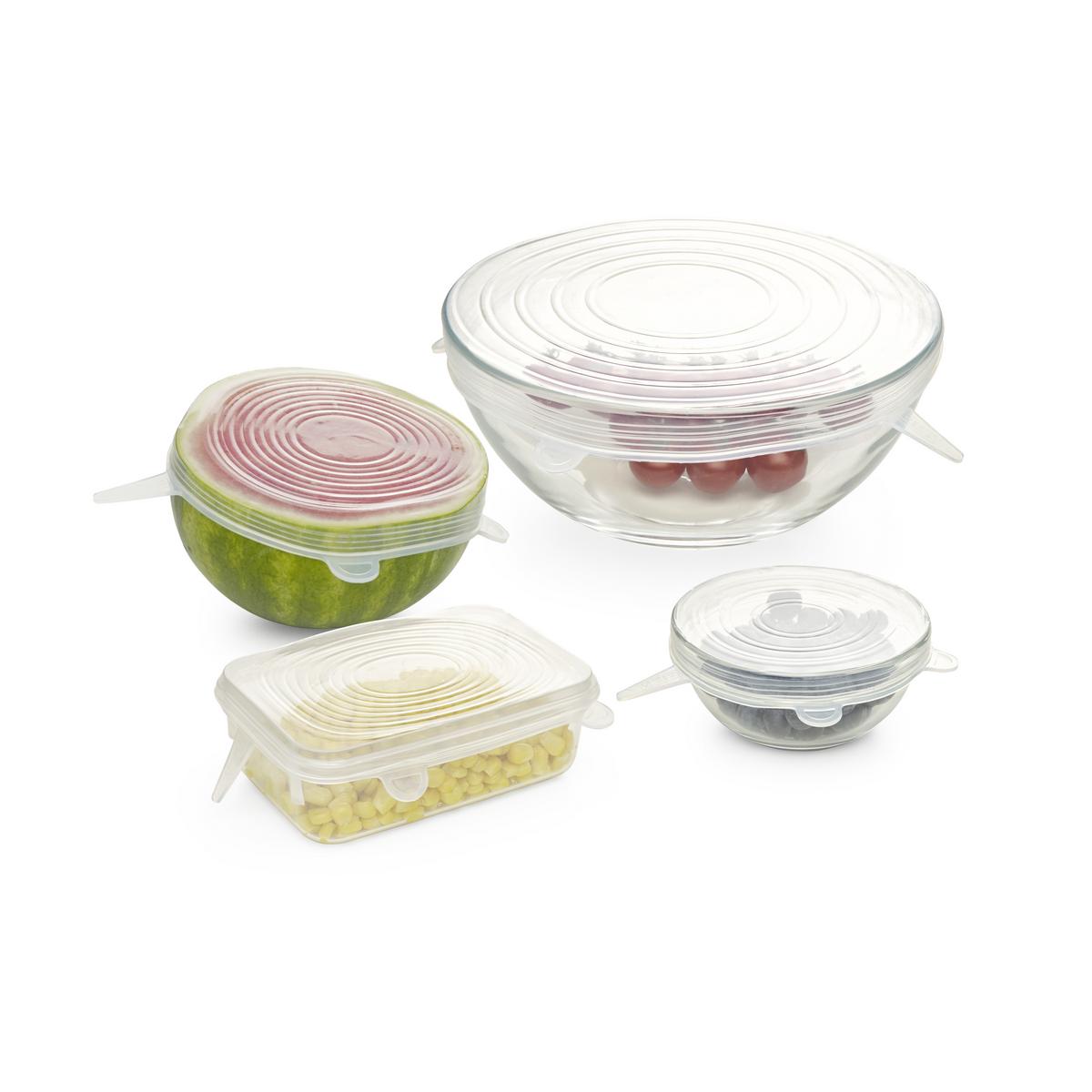 Silikondeckel Vinzenz aus Silikon Ø 11,5cm - Transparent, Kunststoff (11,5cm) - Modern Living