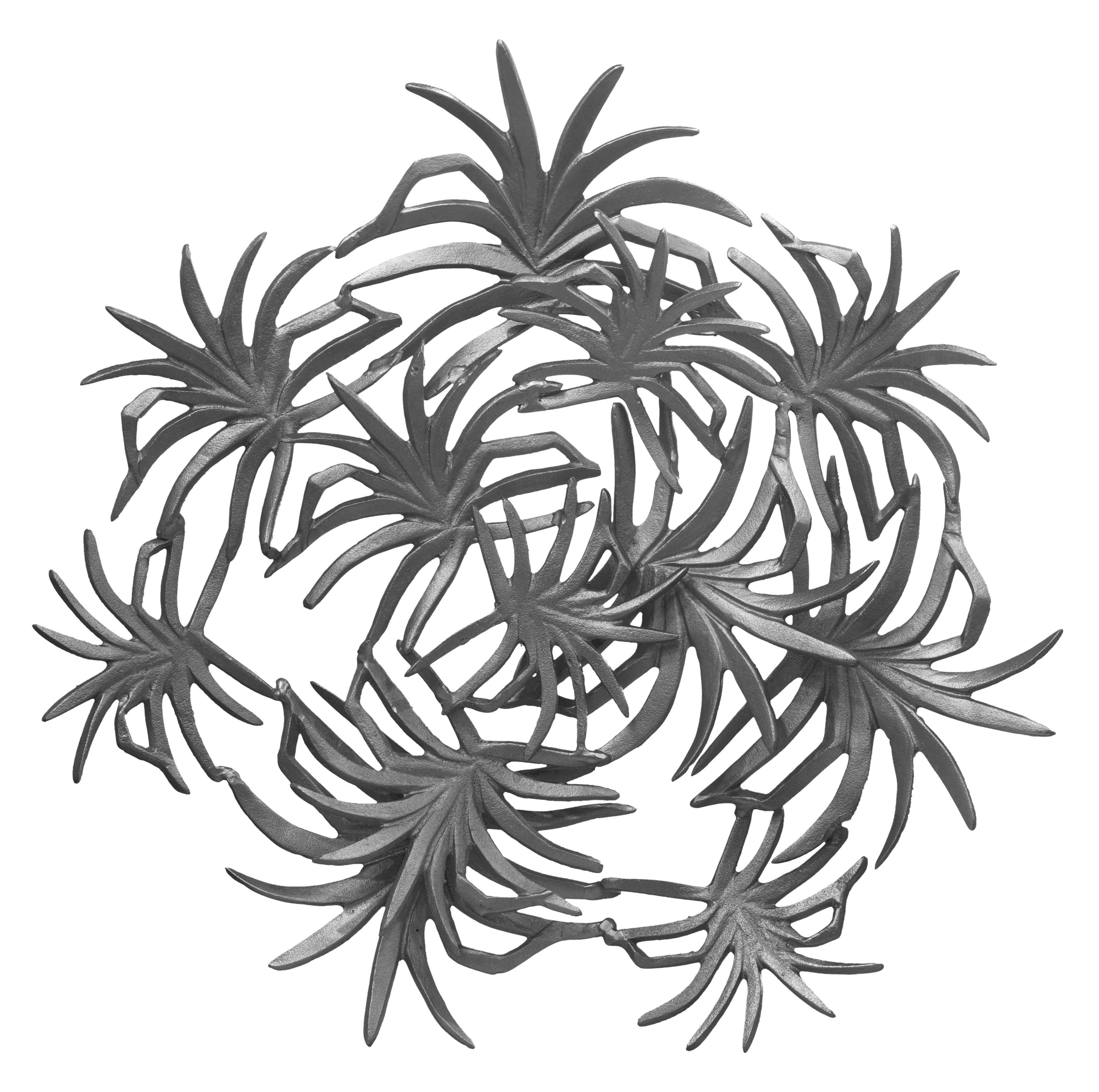 Wanddeko Domizil - Schwarz, Lifestyle, Metall (70/9/70cm) - Kayoom