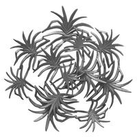 Wanddeko Domizil - Schwarz, Lifestyle, Metall (70/9/70cm) - Kayoom