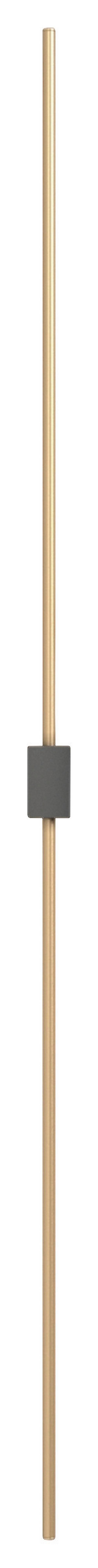 Wandleuchte Pars Schwarz/Goldfarben max.12 Watt - Goldfarben/Schwarz, Basics, Metall (7/3/104,9cm) - MAYTONI