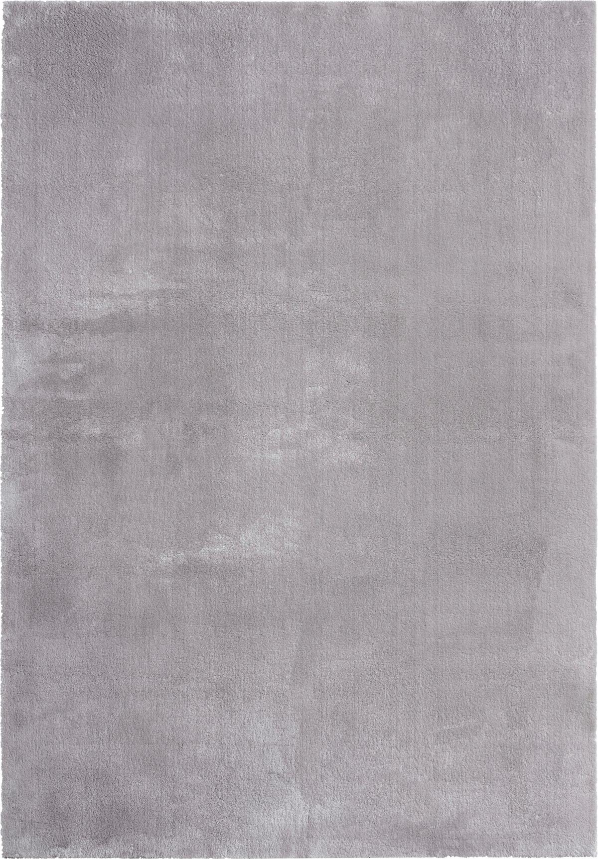 Fellteppich Loft Grau ca. 120x160cm - Grau, KONVENTIONELL, Textil (120/160cm)