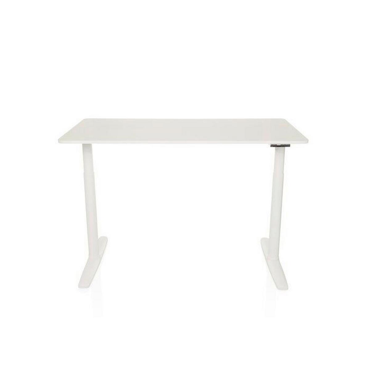 Pisalna Miza Stand Pro, Bela - bela, Moderno, kovina/leseni material (140/70/71 - 116cm) - MID.YOU