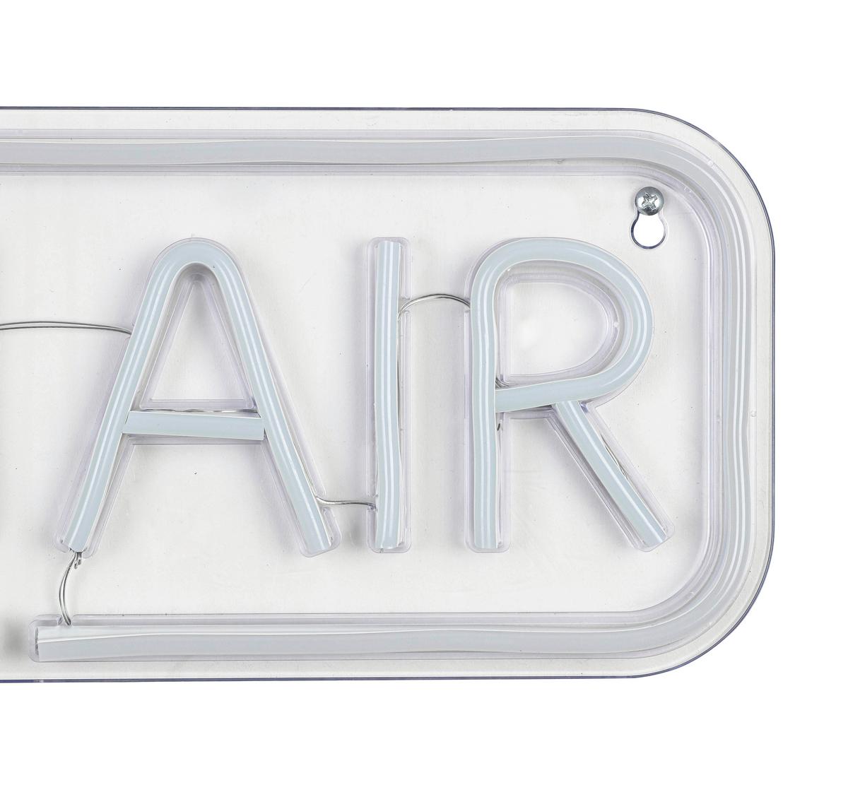 Lampă LED decorativă Oni - alb/transparent, Modern, plastic (40/15/1,30cm) - Mömax