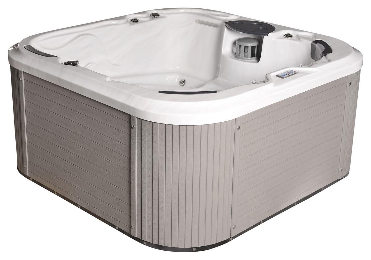 Whirlpool Florenz Grau/Weiß - Weiß/Grau, MODERN, Kunststoff (200/200/91cm)