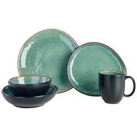 SERWIS OBIADOWO-ŚNIADANIOWY SØREN GREEN - zielony, Trend, ceramika - Novel