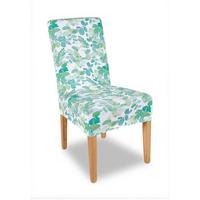 Stuhlhusse Steffi in Bunt - Weiß/Grün, KONVENTIONELL, Textil (47/47/67cm) - Modern Living