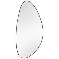Wandspiegel in Schwarz - Schwarz, MODERN, Glas/Metall (40/60cm) - Mömax