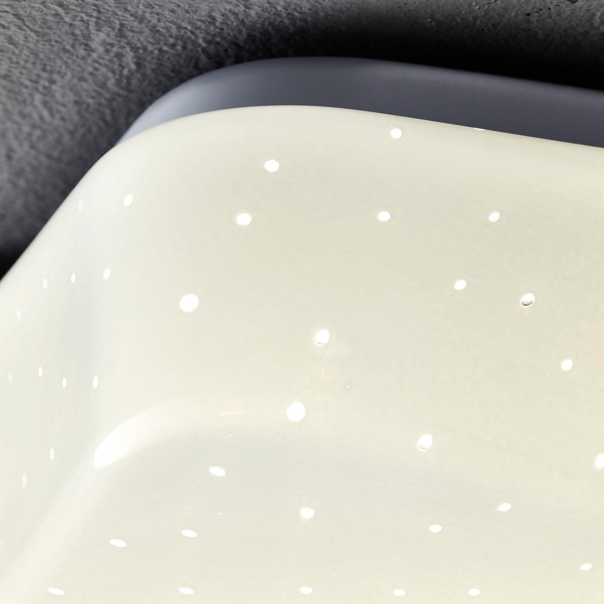 LAMPA SUFITOWA LED STELLA *SBB* - biały, Basics, tworzywo sztuczne/metal (27/27/6cm) - Boxxx