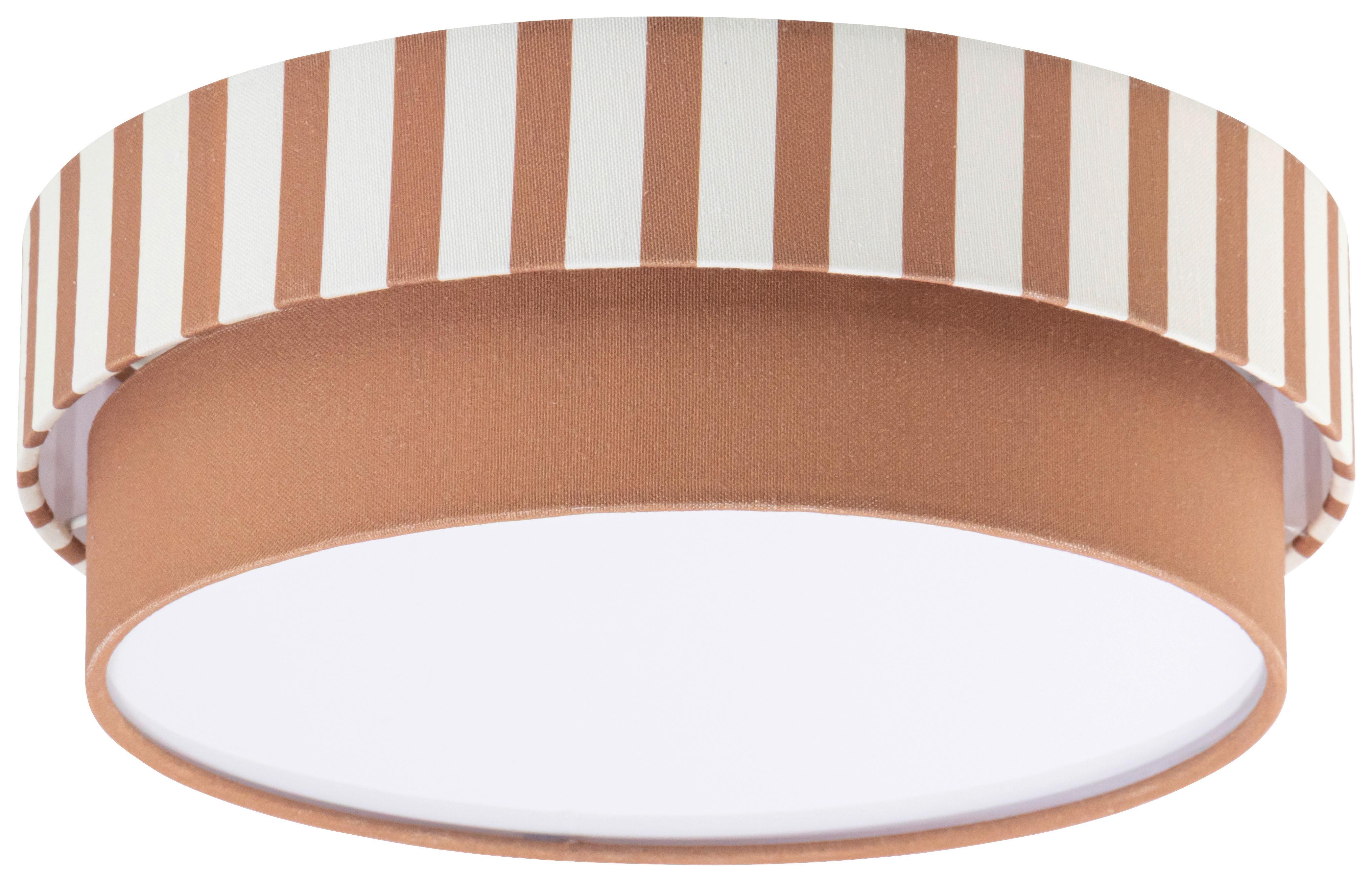 LAMPA SUFITOWA NEELE - kolor naturalny/brązowy, Modern, tworzywo sztuczne/metal (37/13cm) - Novel