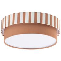 LAMPA SUFITOWA NEELE - kolor naturalny/brązowy, Modern, tworzywo sztuczne/metal (37/13cm) - Novel