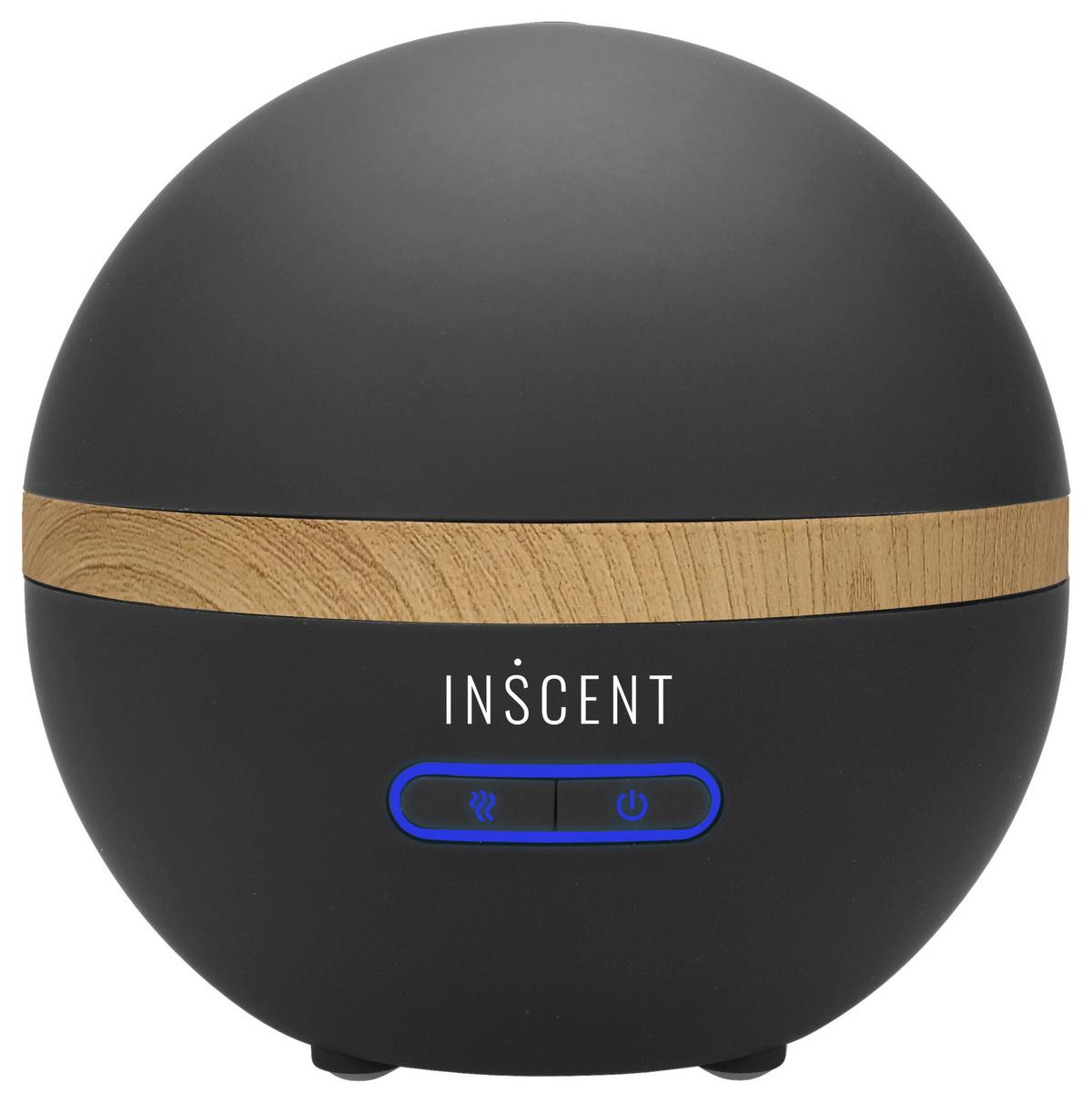 Diffuser Inscent in Schwarz - Schwarz/Naturfarben, Design, Kunststoff (13/13/13cm) - Inscent