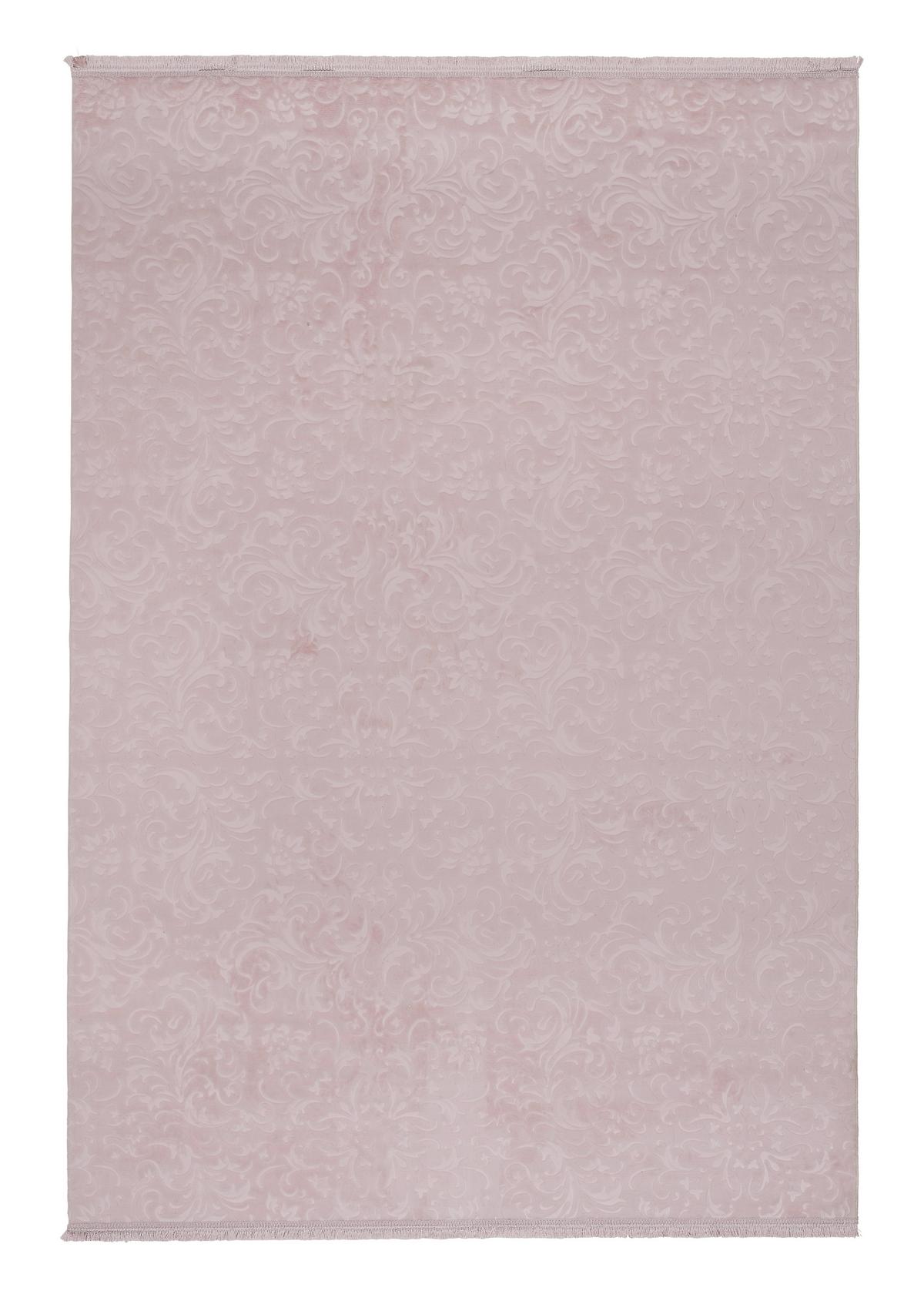 Webteppich Daphne 2 in Rosa 120x160cm - Rosa, MODERN, Textil (120/160cm) - Modern Living