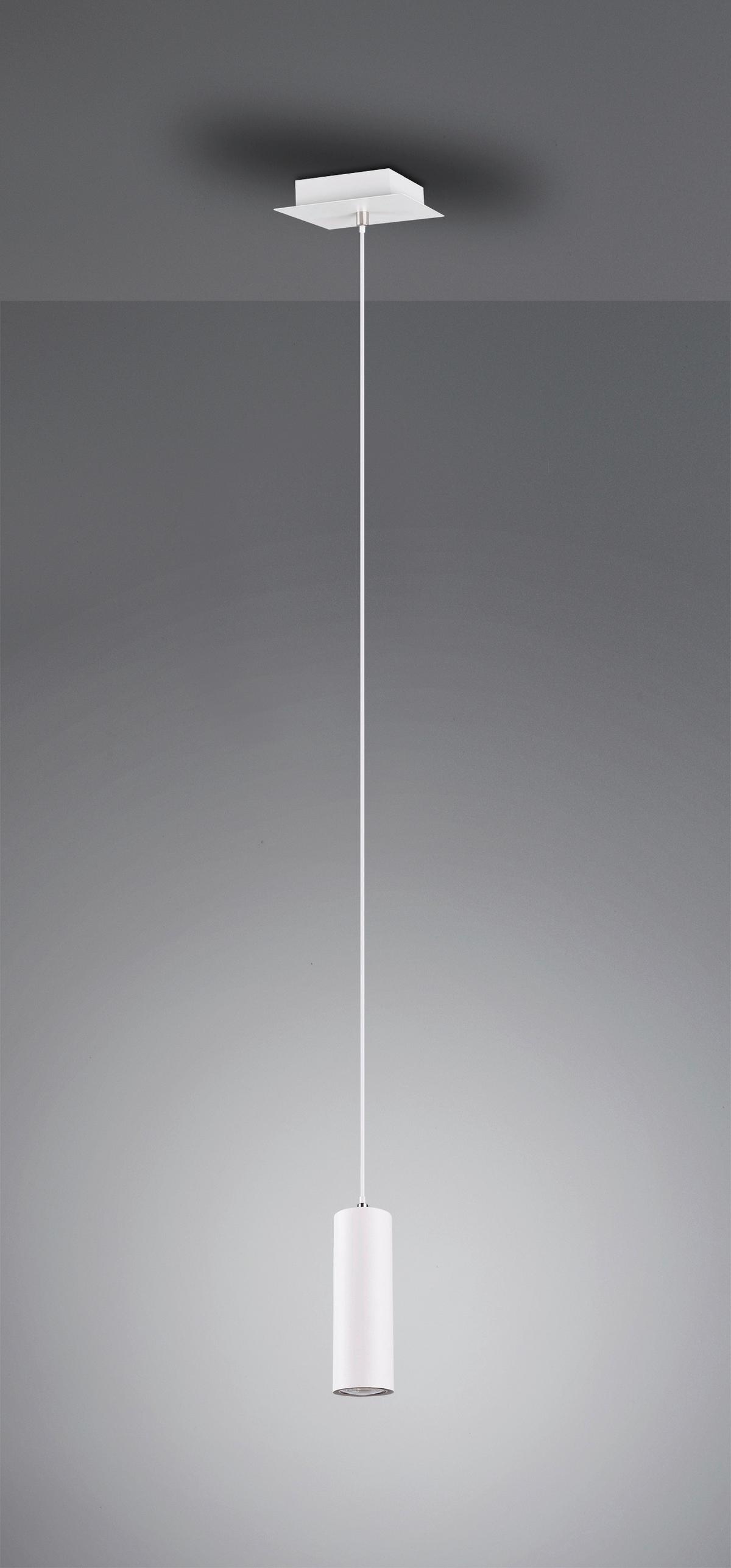 Hängeleuchte Marley in Weiß max. 35 Watt - Weiß, Design, Metall (12/150cm) - Trio Leuchten