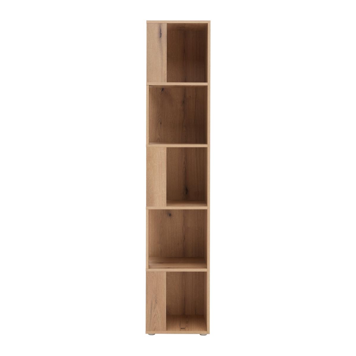 Eckregal Kornel Eichefarben - Eichefarben, MODERN, Holzwerkstoff (38/186,2/38cm) - Mömax