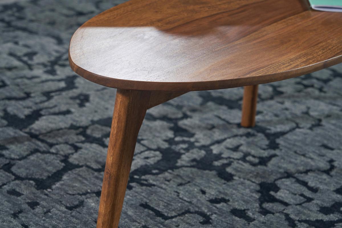 Klubska Miza Wl6.724 - rjava, Design, les (100/50/42cm) - P & B