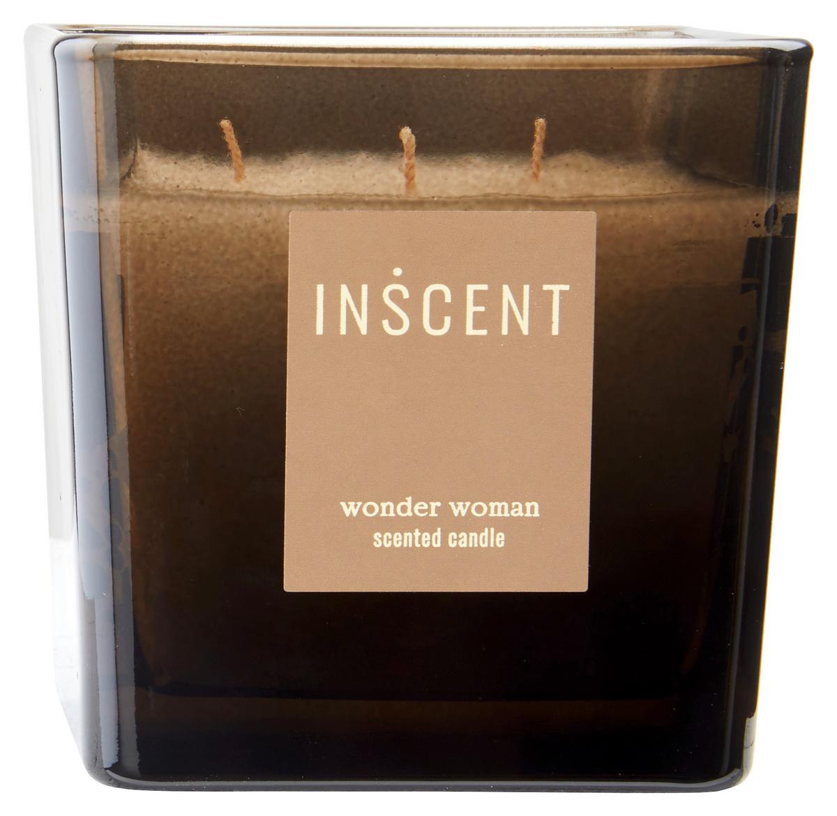 Genießen Sie einladende Duftsy Genießen Sie einladende Duftsy - Klar/Braun, Design, Glas (10/10/10cm) - Inscent