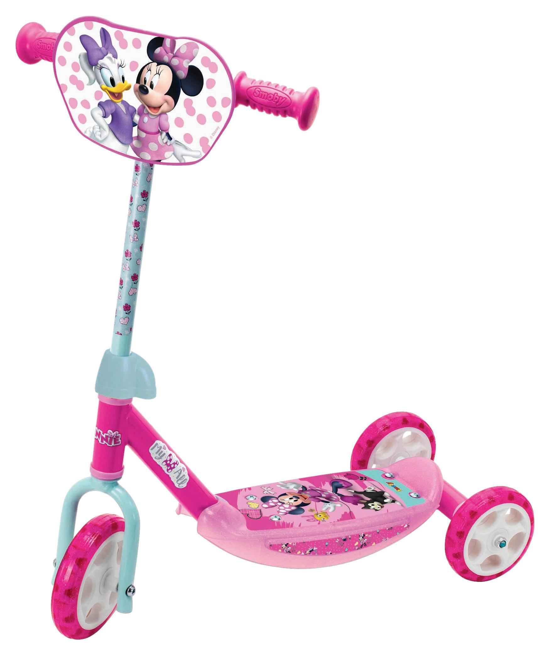 HULAJNOGA DLA DZIECI SCOOTER MINNIE - różnokolorowy, Trend, tworzywo sztuczne/metal (32/56/60-67cm) - Simba