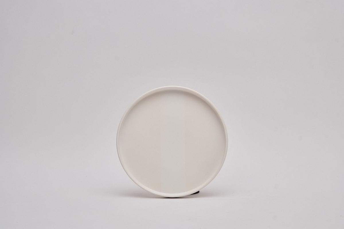 SERWIS OBIADOWO-ŚNIADANIOWY KYOTO STRISCIA - biały, Trend, ceramika - Novel