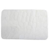Badteppich 141054 Kiesel - Weiss, Konventionell (50/80cm) - Spirella