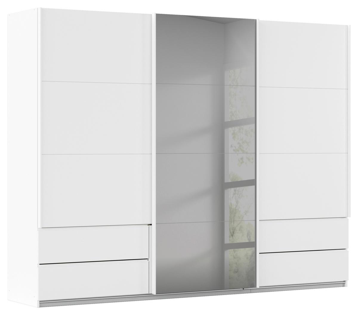 Ormar S Kliznim Vratima Elara - bijela/siva, Konvencionalno, drvni materijal (271/210/62cm) - Premium Living