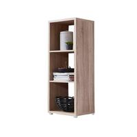 Standregal Nizza Typ 12 Eichefarben - Silberfarben/Sonoma Eiche, MODERN, Holzwerkstoff/Kunststoff (37,5/108,5/33cm) - MID.YOU