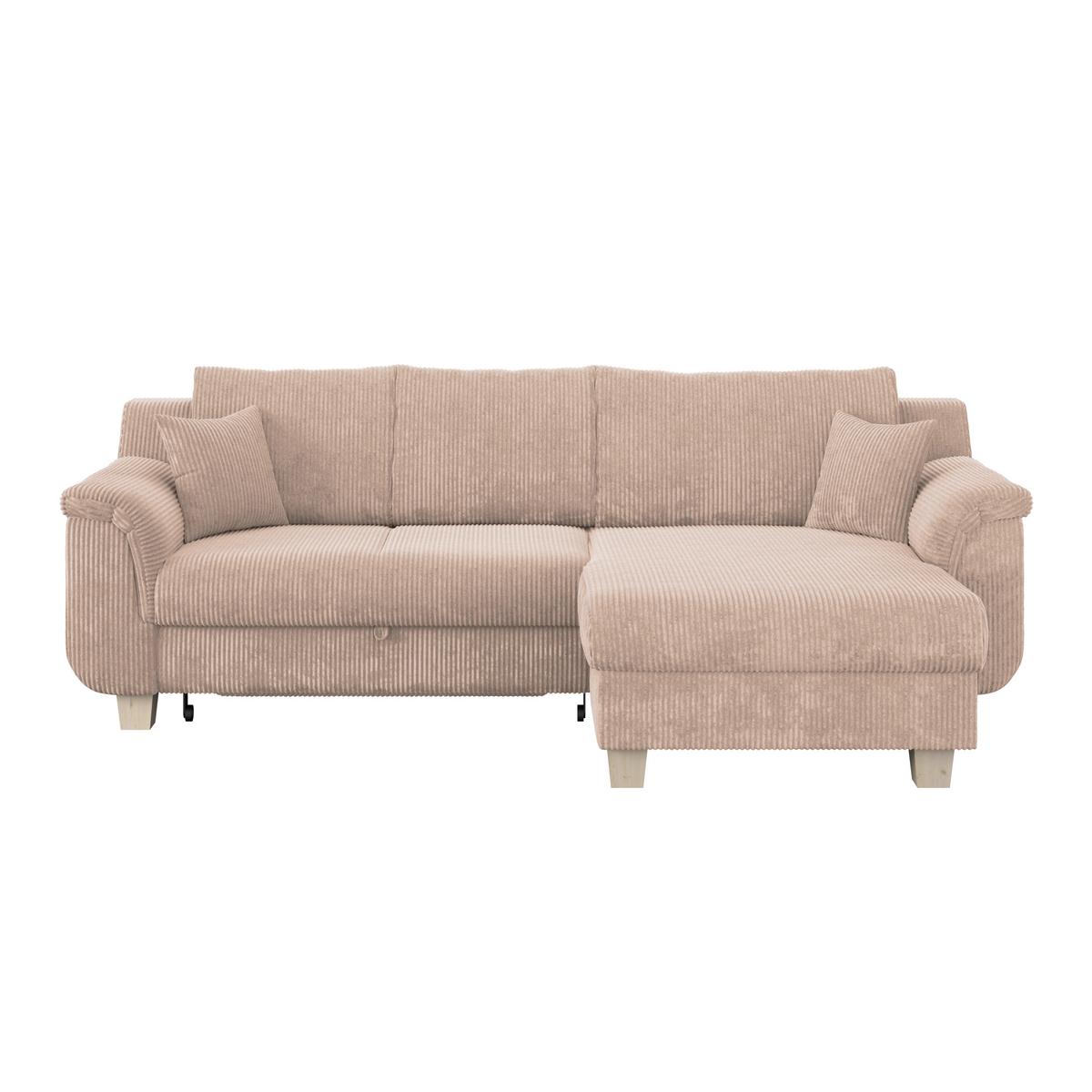 Colţar ALEX - bej, Modern, textil (246/88cm) - Modern Living