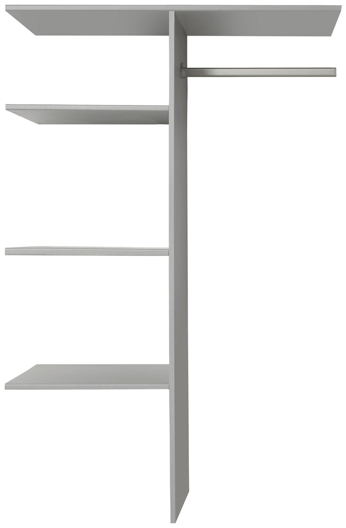 Inneneinteilung Fresh ca. 96x150x50 cm Grau - Grau, MODERN, Holzwerkstoff (96/150/50cm) - MID.YOU