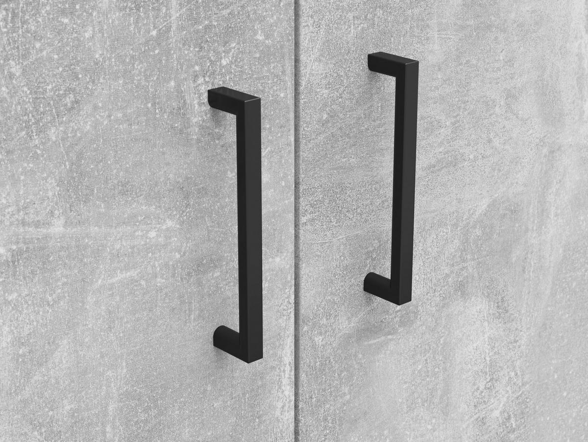 Kommode Multistauraum Grau - Anthrazit/Schwarz, MODERN, Holzwerkstoff/Kunststoff (80/115/40cm) - Mömax
