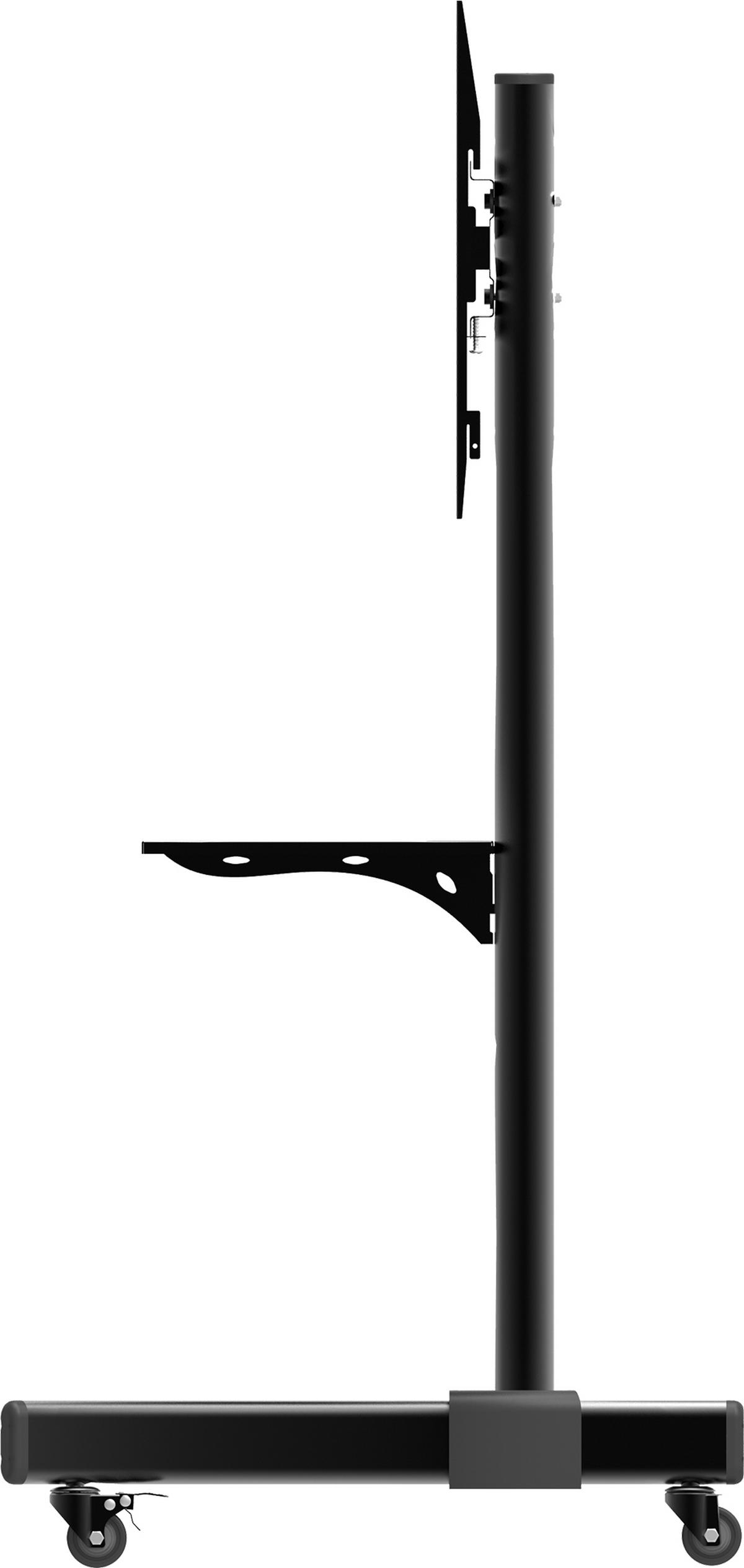 Stojalo Za Tv B-ms 125, Črna - črna, Basics, kovina (109/76/55cm) - MID.YOU