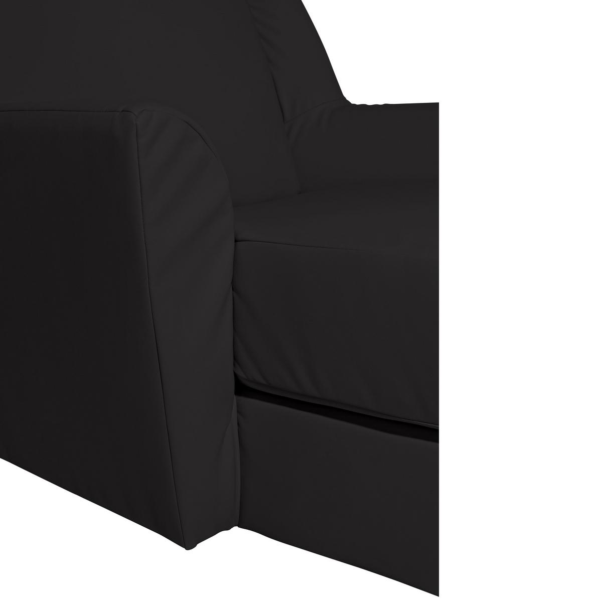 XXL-SESSEL JUDITH - Schwarz/Naturfarben, MODERN, Holz/Holzwerkstoff (136/107/142cm) - Max Winzer